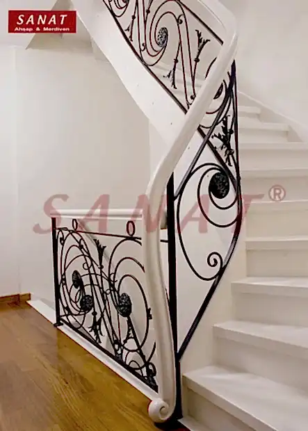 B-07_Beyaz-Tasarım-Merdiven_xl beyaz tasarım merdiven